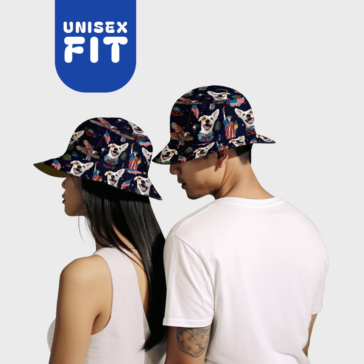 Patriotic Buddy Bucket Hat