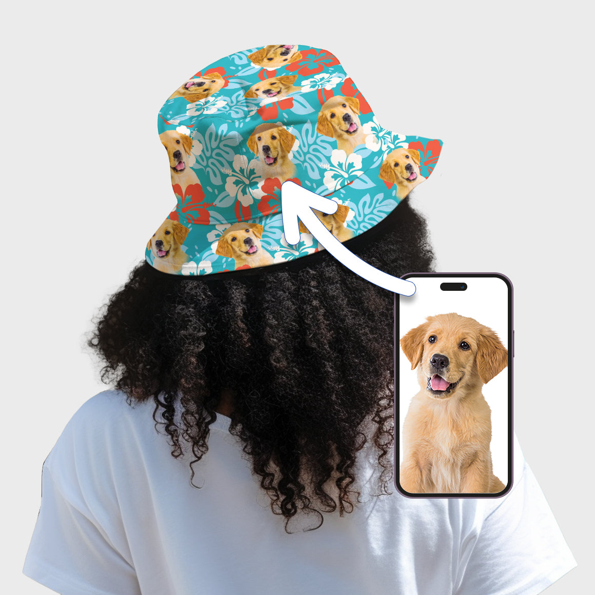 Hawaii Fluff Bucket Hat