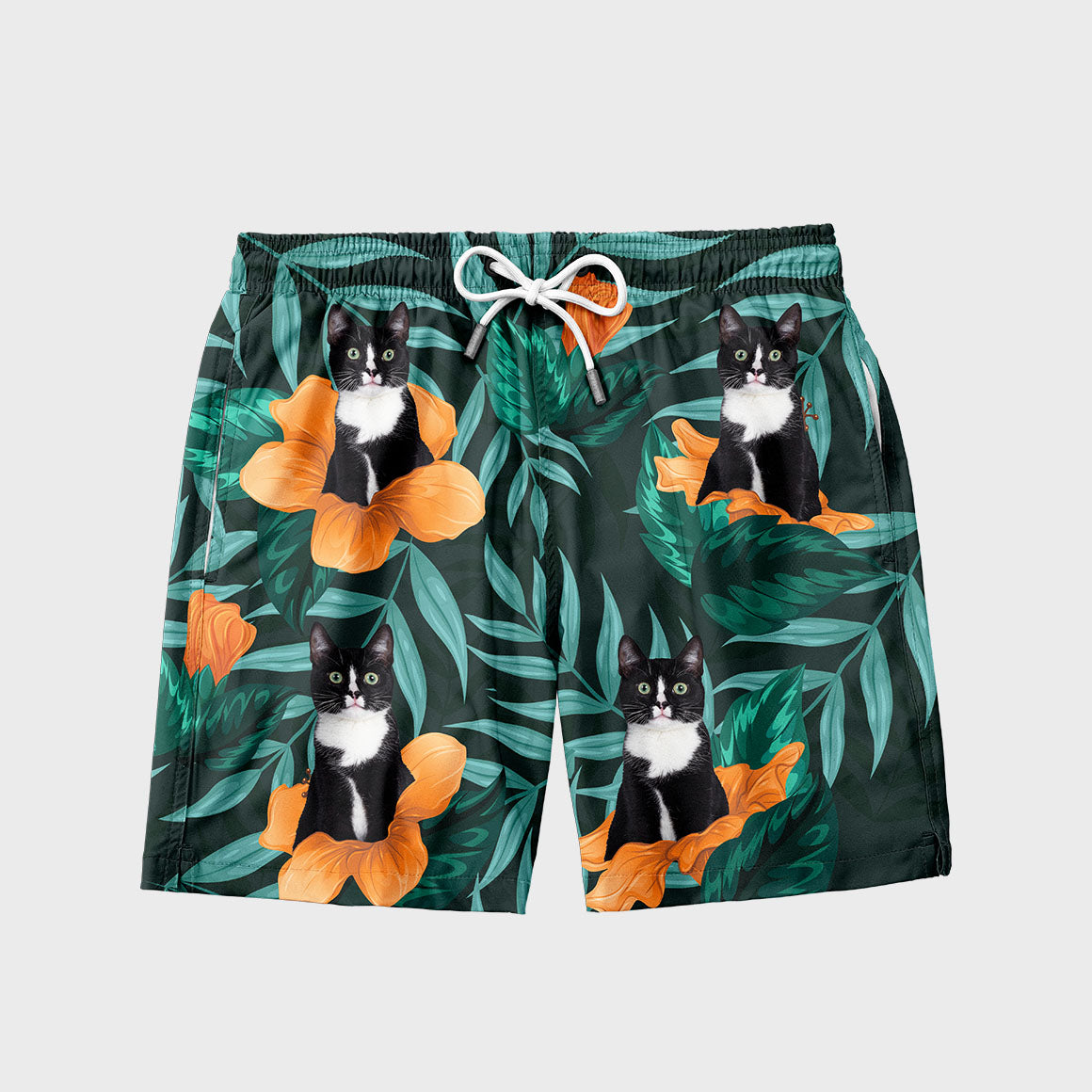 Orange Bloom Shorts